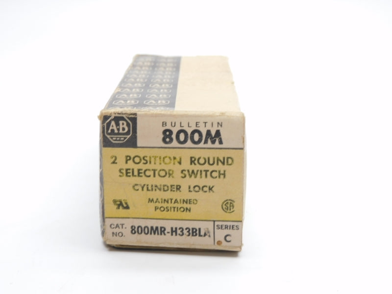 ALLEN BRADLEY 800MR-H33BLA SER. C 300VAC (BK/YL) NSMP