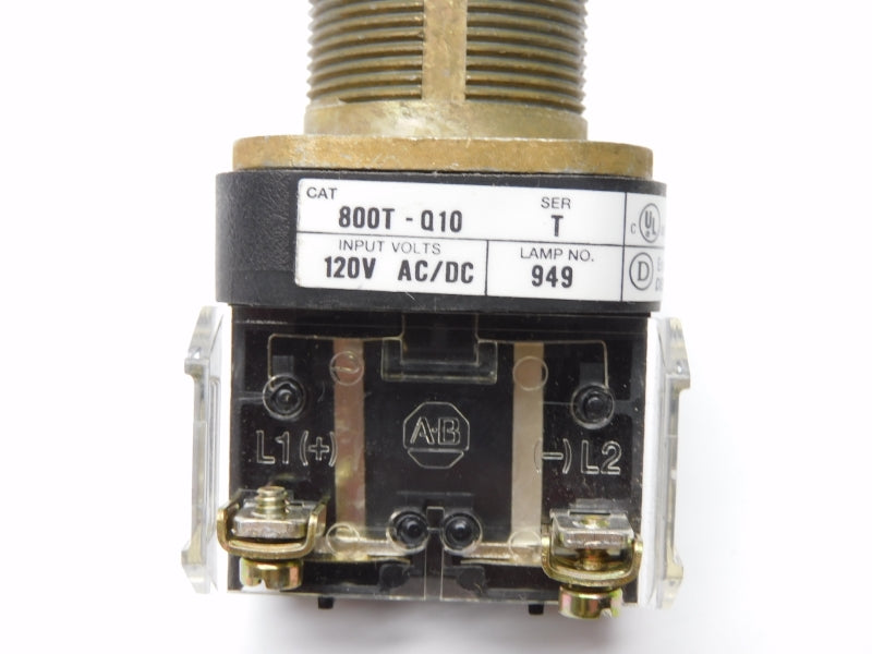 ALLEN BRADLEY 800T-Q10 SER. T 120V (NO BULB) NSNP