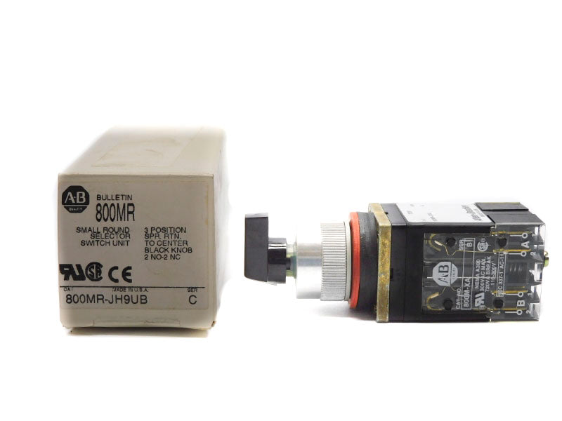 ALLEN BRADLEY 800MR-JH9UB SER. C 300VAC (WH) NSMP