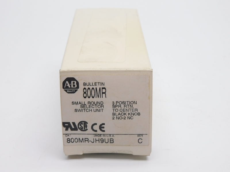 ALLEN BRADLEY 800MR-JH9UB SER. C 300VAC (WH) NSMP
