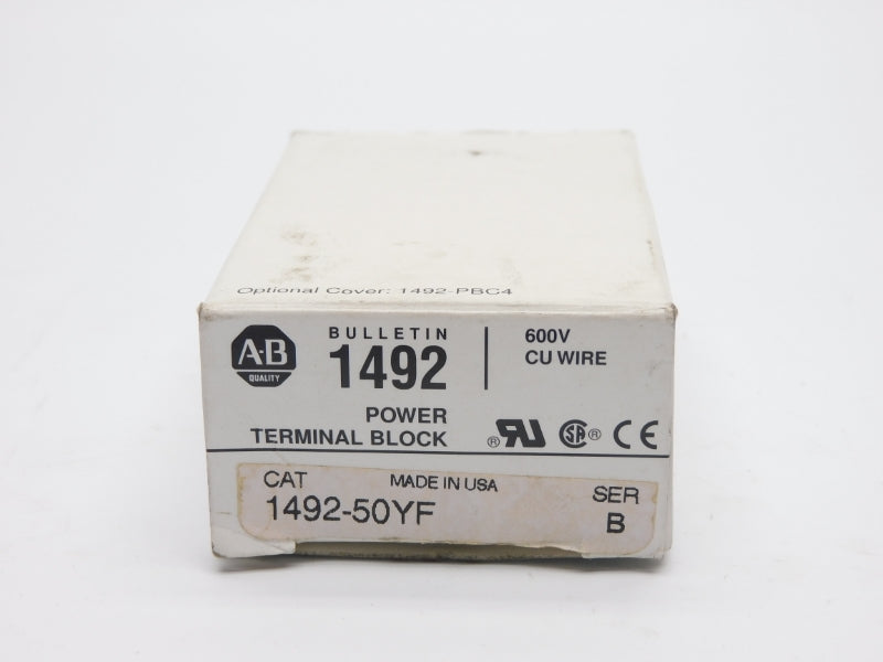 ALLEN BRADLEY 1492-50YF SER. B 600V 175A (WH) NSMP