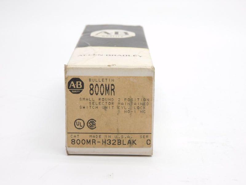 ALLEN BRADLEY 800MR-H32BLAK SER. C (BK/YL) NSMP
