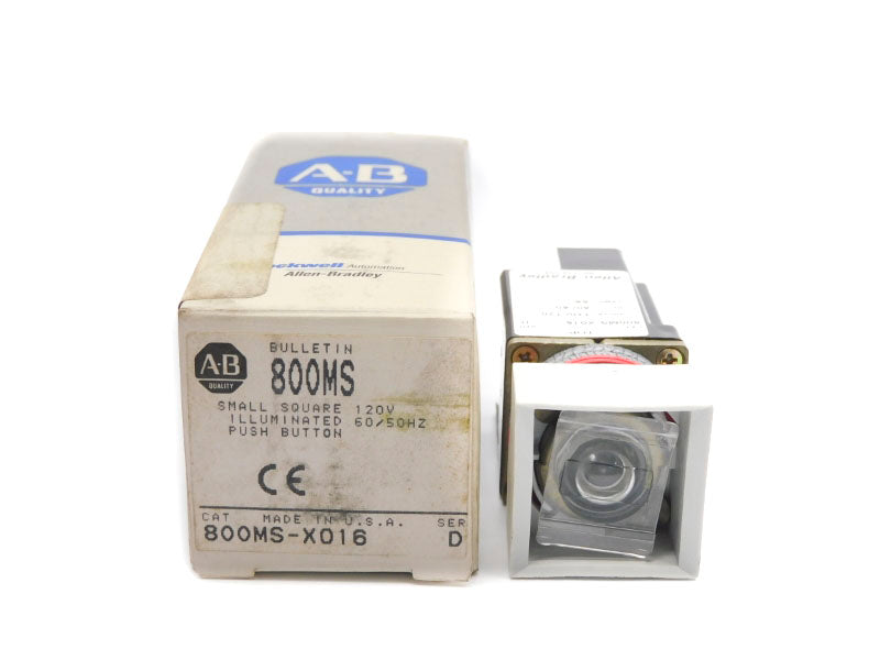 ALLEN BRADLEY 800MS-X016 SER. D 110/120V (GY/BL) NSMP