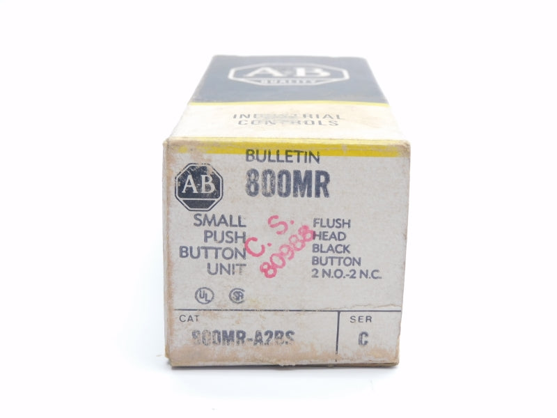 ALLEN BRADLEY 800MR-A2BS SER. C (AS PICTURED) (BK/YL) NSMP