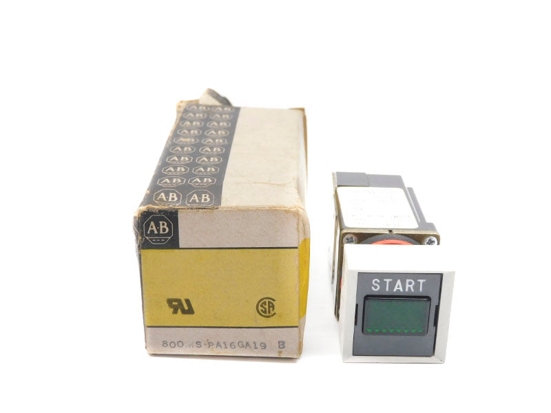 ALLEN BRADLEY 800MS-PA16GA19 SER. B 110/120V (BK/YL) NSMP