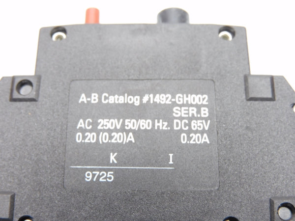 ALLEN BRADLEY 1492-GH002 SER. B 250V 0.2A (GY/BL) NSMP