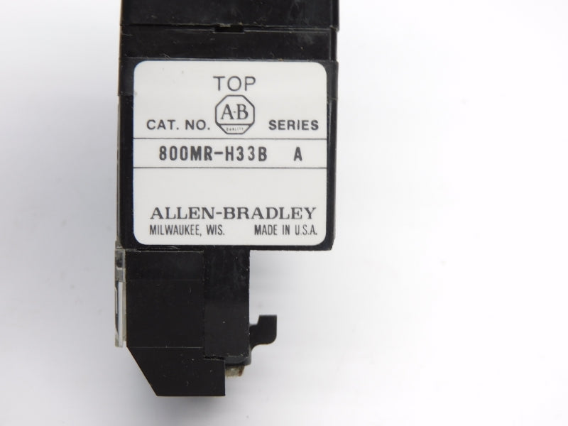 ALLEN BRADLEY 800MR-H33BB SER. C 300VAC (BK/YL) NSMP