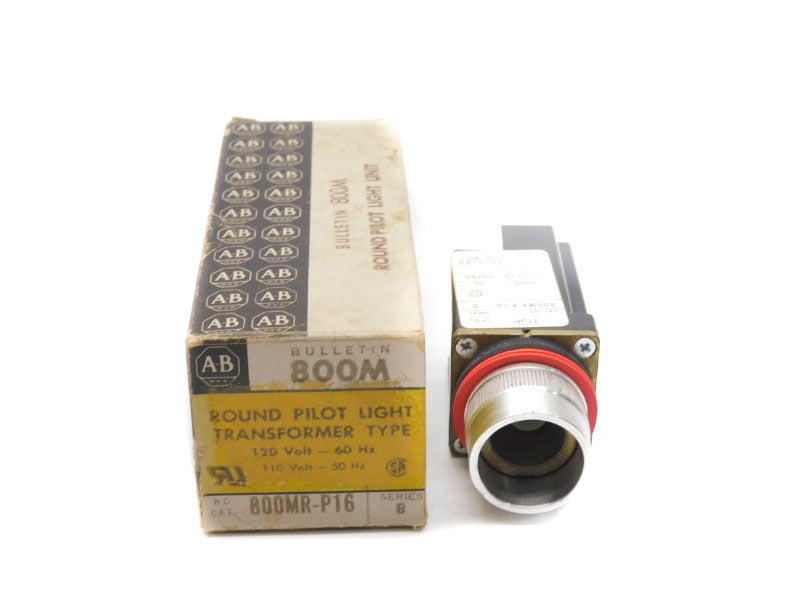 ALLEN BRADLEY 800MR-P16 SER. B 110/120V (NO BULB) (BK/YL) NSMP