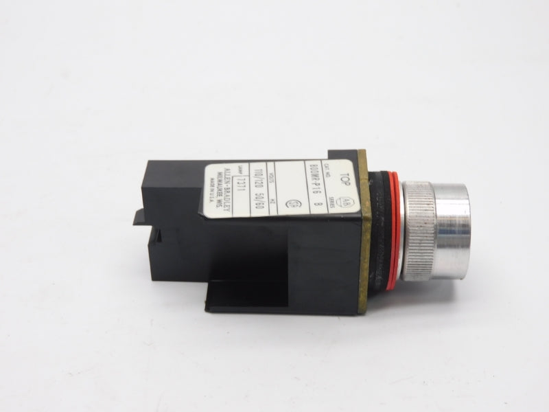 ALLEN BRADLEY 800MR-P16 SER. B 110/120V (NO BULB) (BK/YL) NSMP