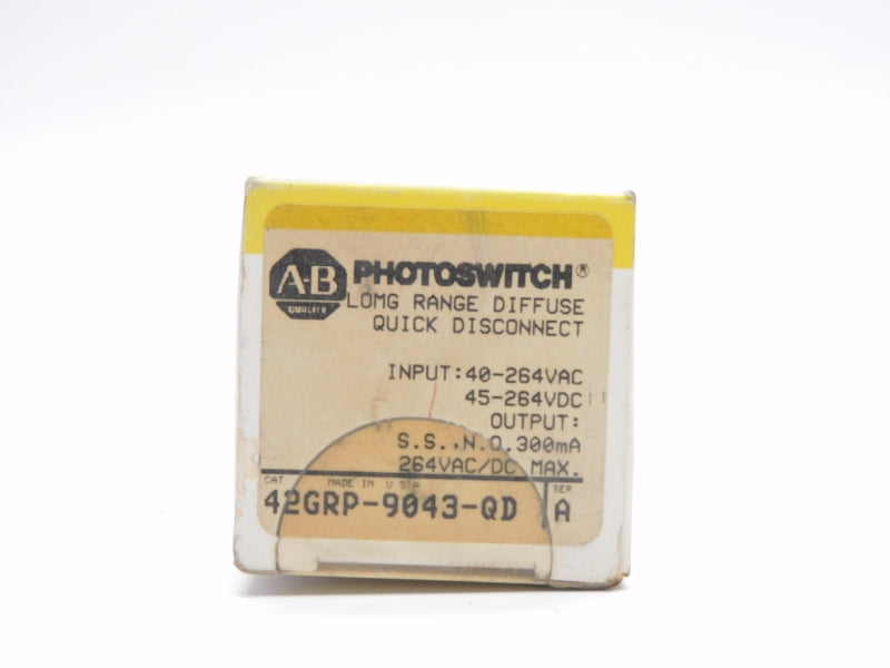 ALLEN BRADLEY 42GRP-9043-QD SER. A 45-264VDC (BK/YL) NSMP