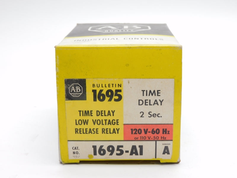 ALLEN BRADLEY 1695-A1 SER. A 120V 30A 2SEC (BK/YL) NSMP