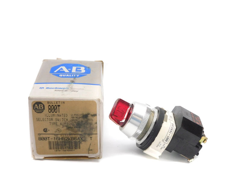 ALLEN BRADLEY 800T-16HR2KB6AX SER. T 120V (GY/BL) NSMP