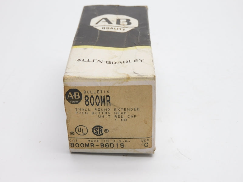 ALLEN BRADLEY 800MR-B6D1S SER. C 300VAC (BK/YL) NSMP