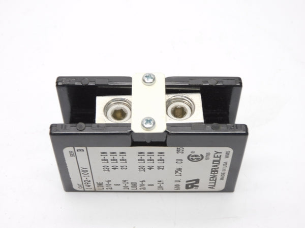 ALLEN BRADLEY 1492-100Y SER. B 600V 175A (BK/YL) NSMP