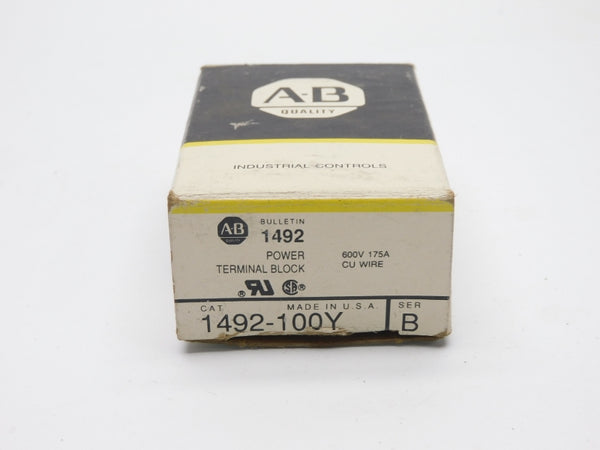ALLEN BRADLEY 1492-100Y SER. B 600V 175A (BK/YL) NSMP
