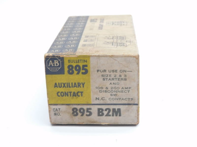 ALLEN BRADLEY 895-B2M 600VAC 100/200A (BK/YL) NSMP