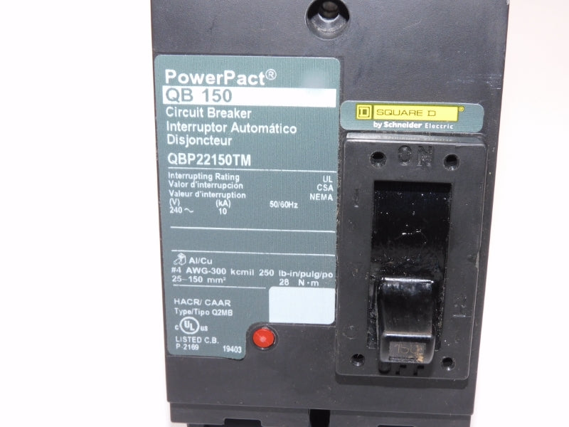 SQUARE D QBP22150TM 240V 150A NUPI