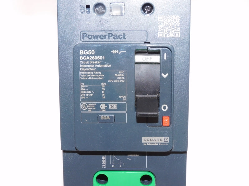 SQUARE D BGA260501 480V 50A NSNP