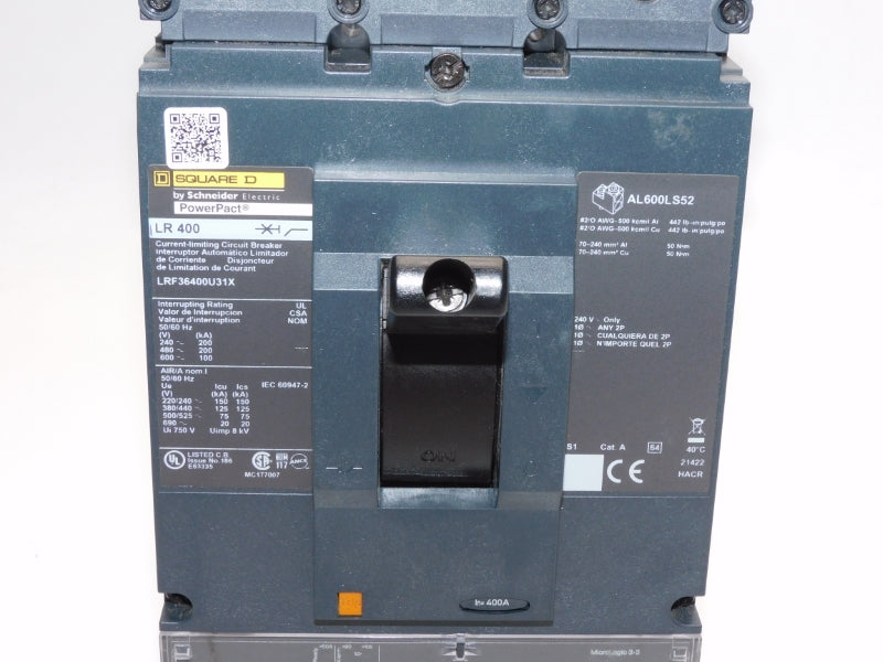 SQUARE D LRF36400U31X 600V 400A NSNP