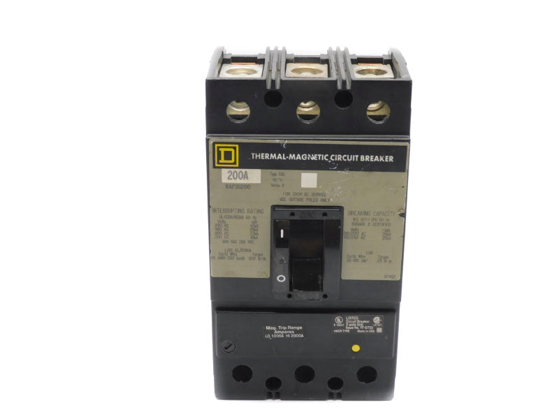 SQUARE D KAP36200 SER. 2 600V 200A (GREY) UNMP