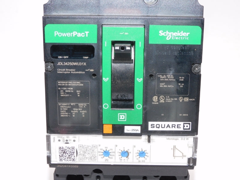 SQUARE D JDL34250WU31X 277V 250A NSNP