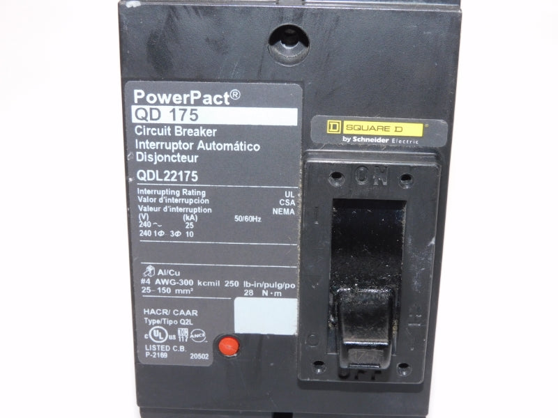 SQUARE D QDL22175 240V 175A NSNP