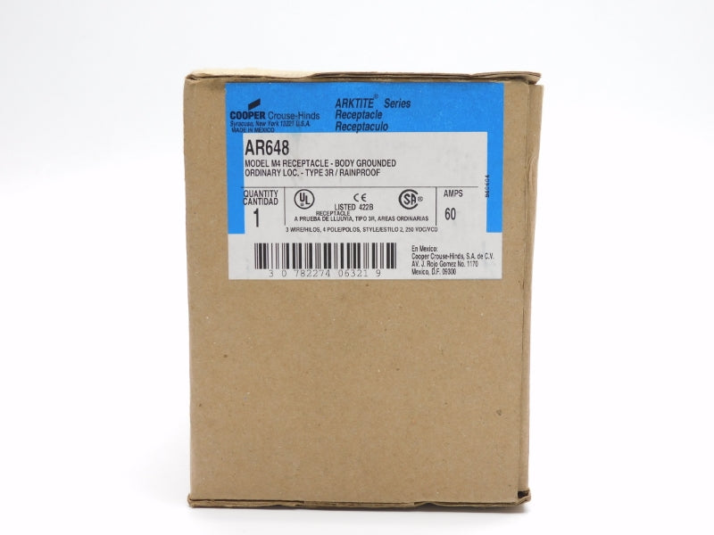 CROUSE HINDS AR648 250VDC 60A NSFS