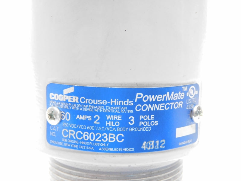CROUSE HINDS CRC6023BC 600VAC 60A NSMP