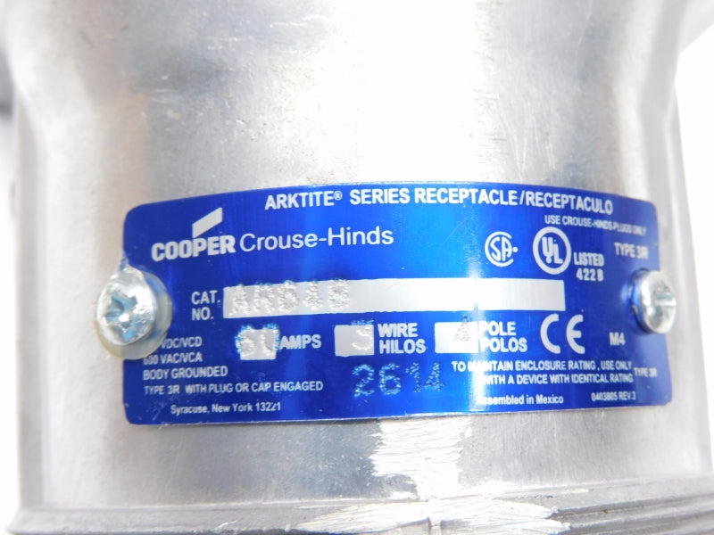 CROUSE HINDS AR648 250VDC 60A NSMP