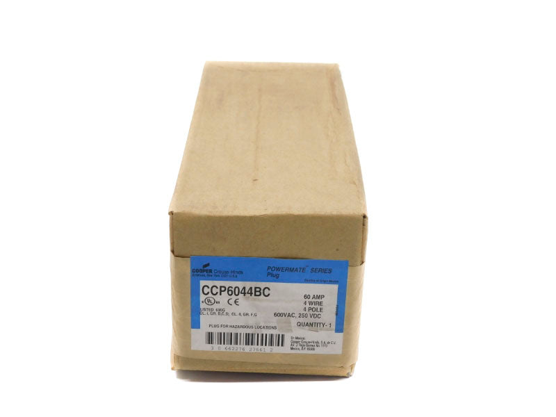 CROUSE HINDS CCP6044BC 600VAC 60A NSFS
