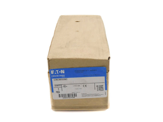 CROUSE HINDS CRC6033BC 600VAC 60A NSFS