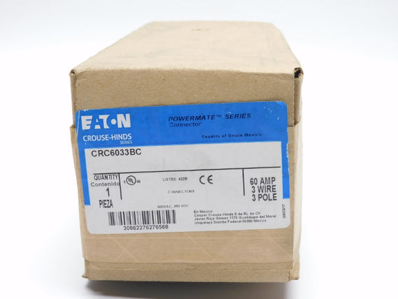 CROUSE HINDS CRC6033BC 600VAC 60A NSFS