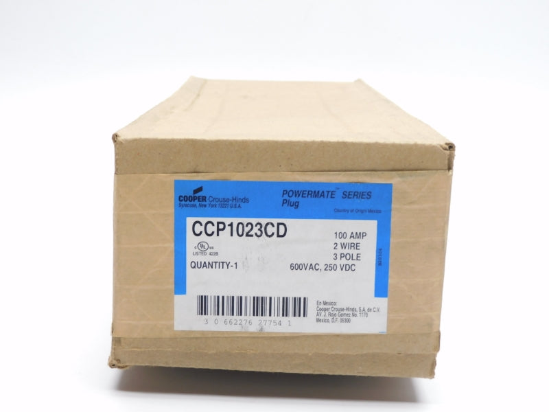 CROUSE HINDS CCP1023CD 600VAC 100A NSFS
