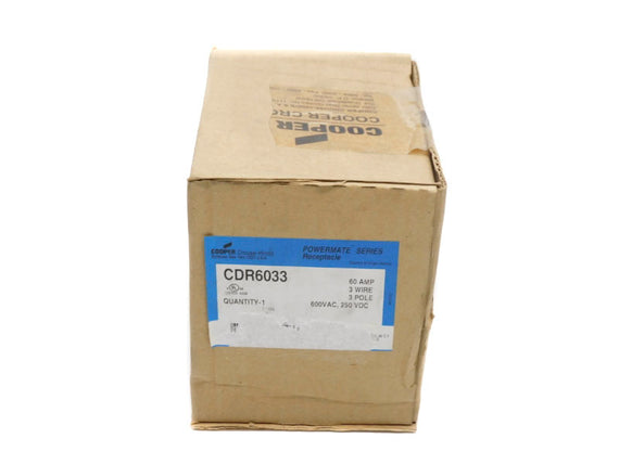 CROUSE HINDS CDR6033 600VAC 60A NSFS