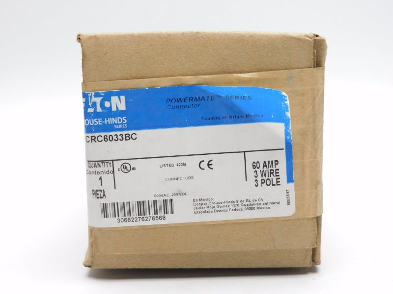CROUSE HINDS CRC6033BC 600VAC 60A NSFS