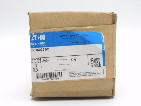 CROUSE HINDS CRC6033BC 600VAC 60A NSFS