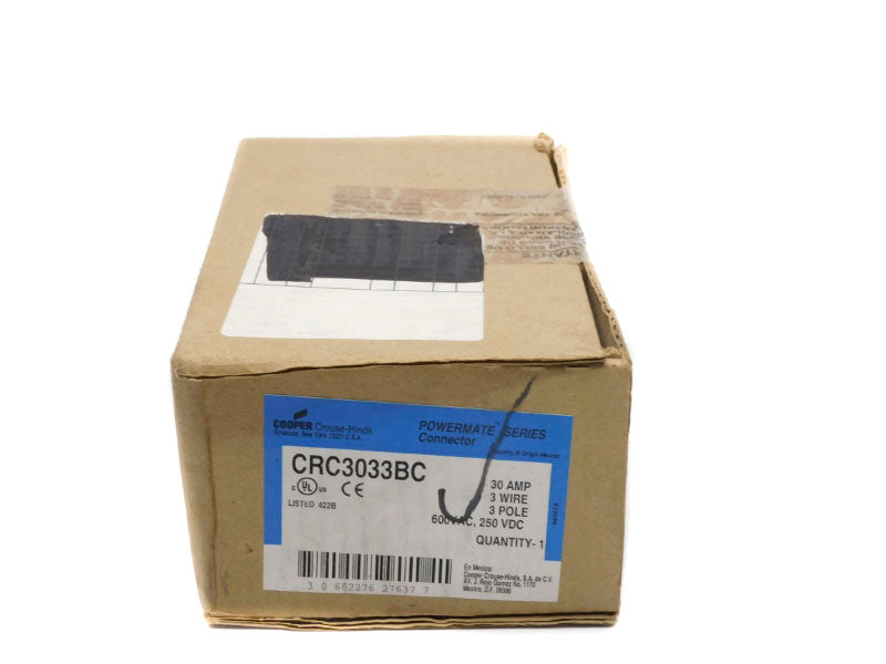 CROUSE HINDS CRC3033BC 600VAC 30A NSFS