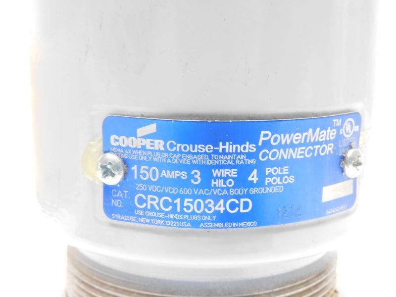CROUSE HINDS CRC15034CD 600VAC 150A NSMP