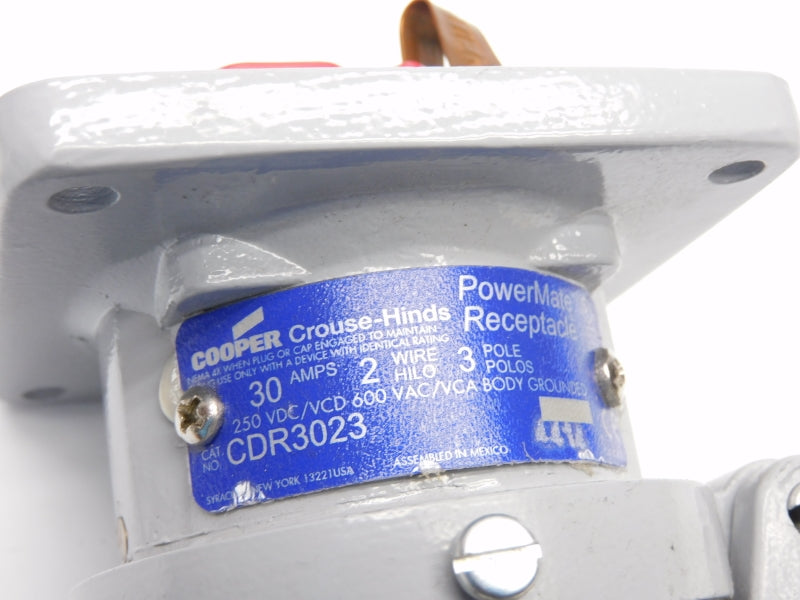CROUSE HINDS CDR3023 600VAC 30A NSMP