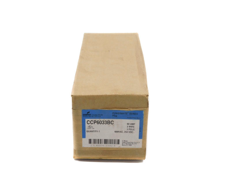 CROUSE HINDS CCP6033BC 600VAC 60A NSFS