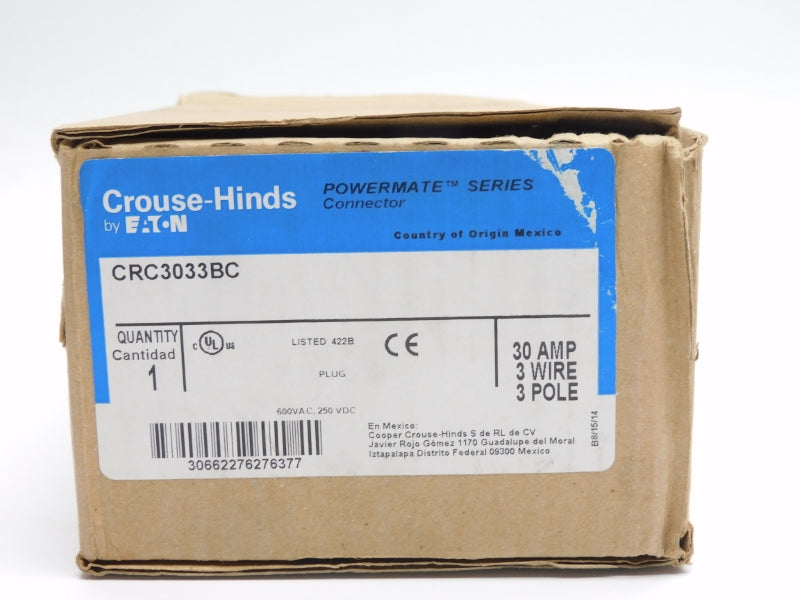 CROUSE HINDS CRC3033BC 600VAC 30A NSMP
