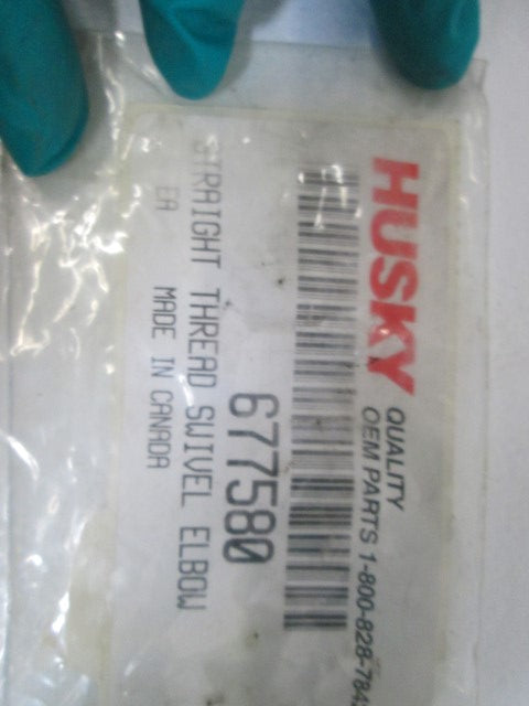 HUSKY STRAIGHT THREAD SWIVEL ELBOW 677580 *NEW IN BAG*