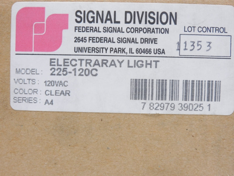 INDUSTRIAL SPARE PART 225-120C SER. A4 120VAC NSFS