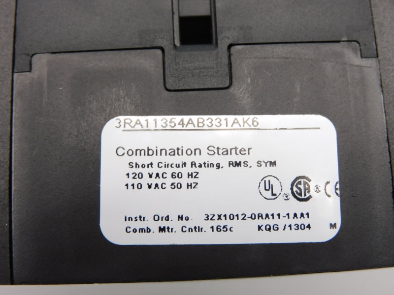 SIEMENS 3RA11354AB331AK6 110/120VAC 11-16A NSMP