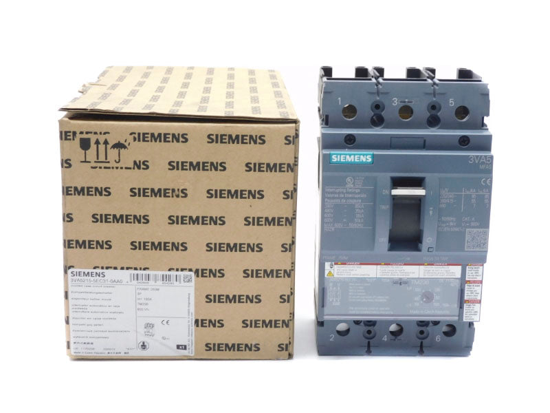 SIEMENS 3VA5215-5EC31-0AA0 600V 150A NSMP