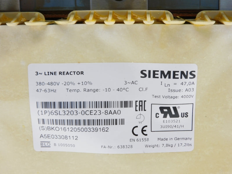SIEMENS 6SL3203-0CE23-8AA0 380-480V 47,0A NSMP
