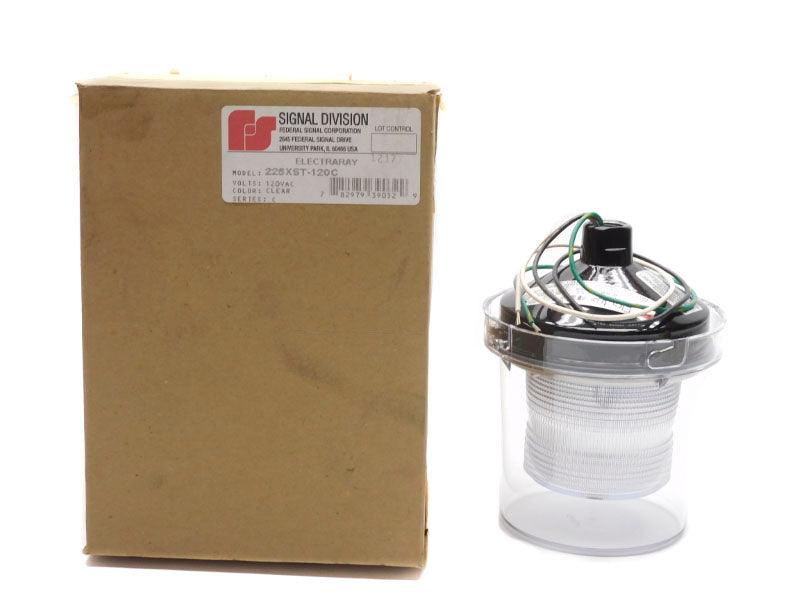 FEDERAL SIGNAL 225XST-120C SER. C 120VAC .25A NSMP