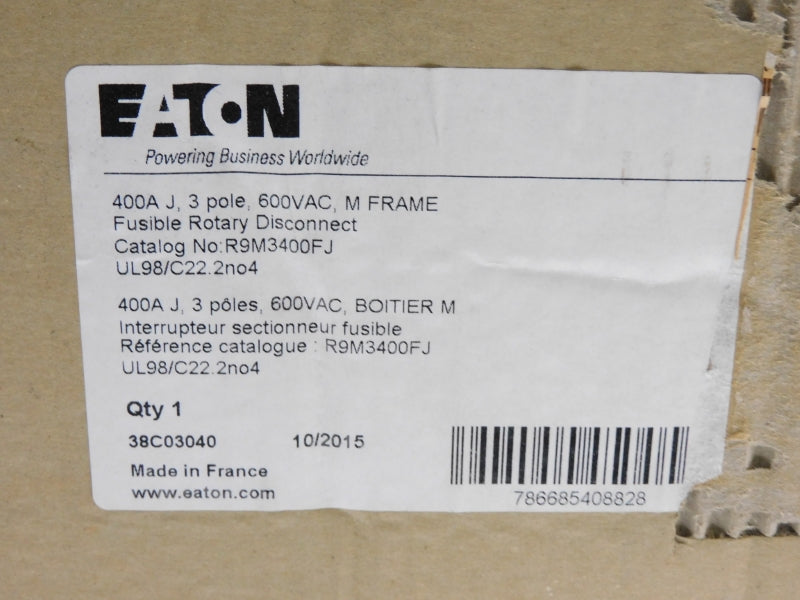 EATON R9M3400FJ 600VAC 400A NSMP