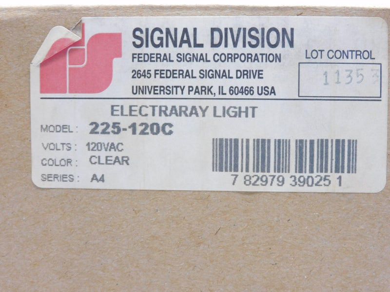 INDUSTRIAL SPARE PART 225-120C SER. A4 120VAC .22A NSMP