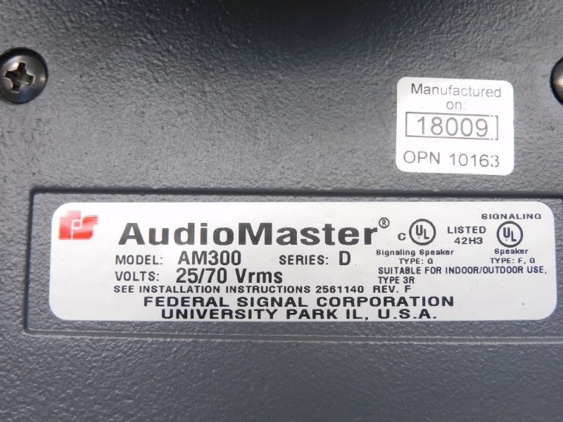 INDUSTRIAL SPARE PART AM300 SER. D 25V (AS PICTURED) NSMP